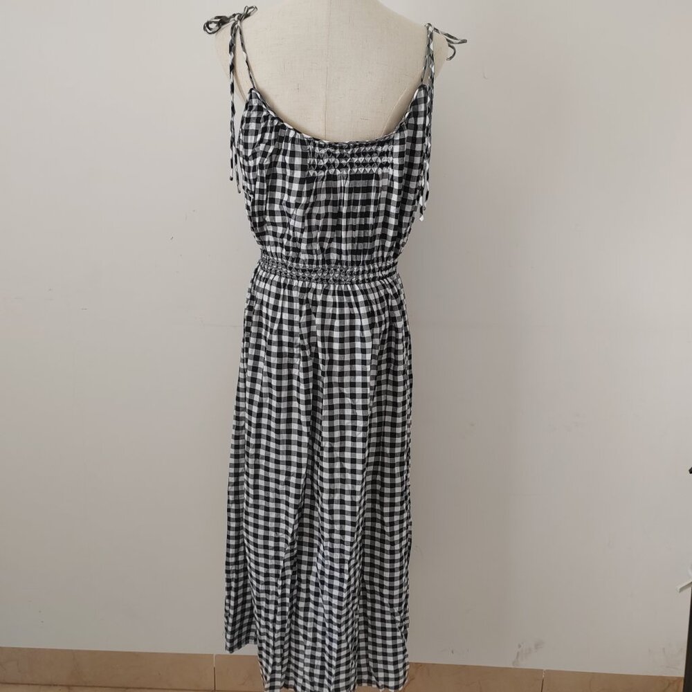 DOEN Leslie Dress in Marilyn Gingham - Picture 8 of 11